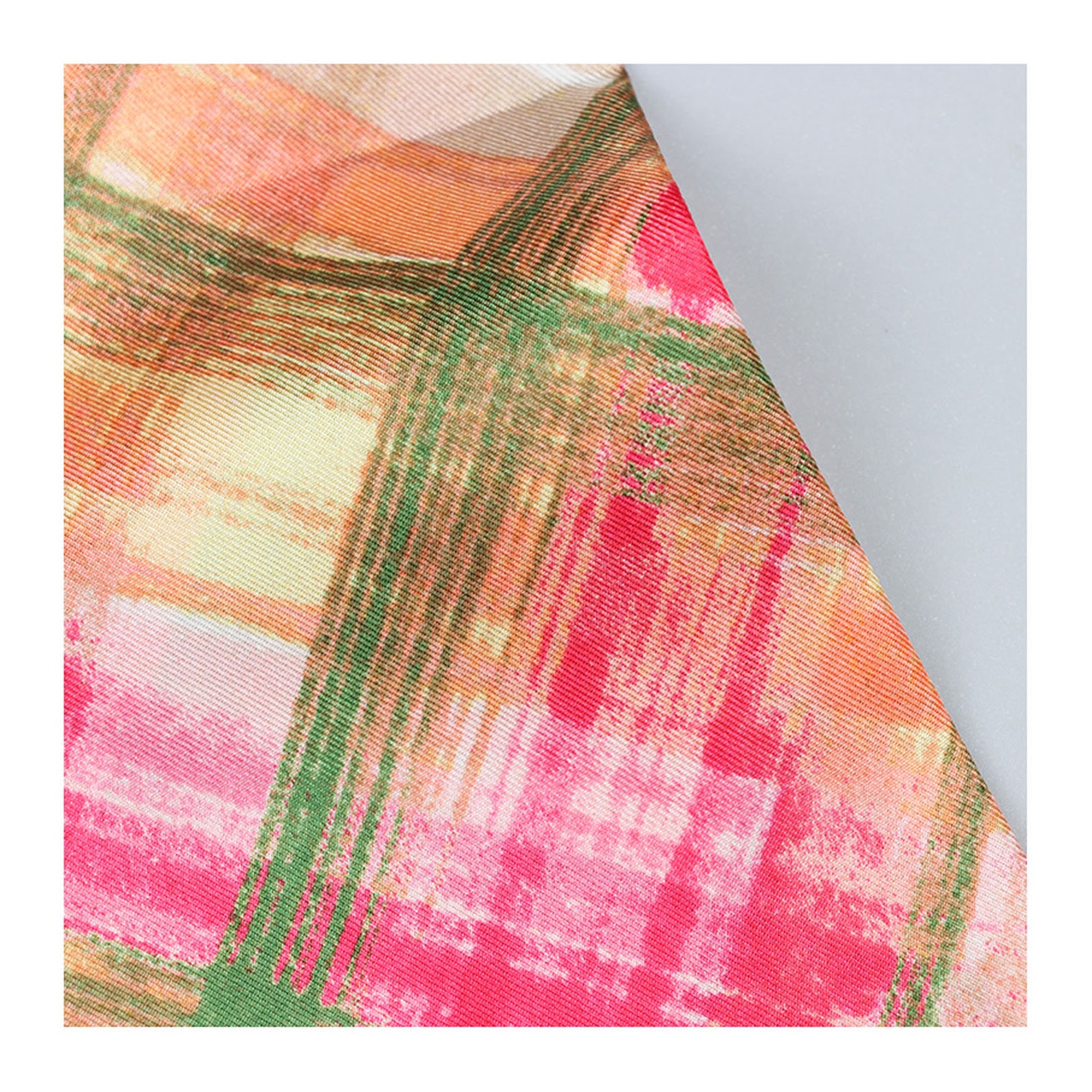 100% Reiner Seidenwille Doppellagiger langer Dünner Schal | Etsy