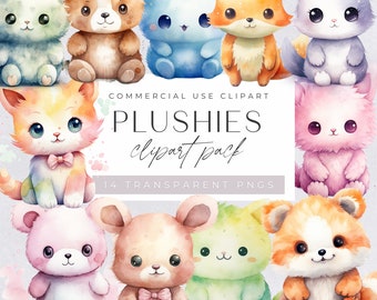 Imágenes prediseñadas de juguetes para bebés en acuarela, imágenes prediseñadas de juguetes pastel para niños, imágenes prediseñadas de baby shower, gráficos de peluches, imágenes prediseñadas de guardería para niños, gráficos para niños