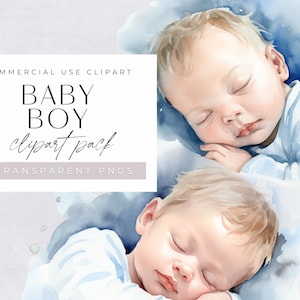 Clipart aquarelle bébé garçon, clipart baptême, nouveau-né, faire-part de baby shower, sexe révélateur, déco bleu, baptême, png transparent