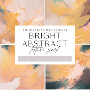 Bright Abstract Texture Clipart, Colourful, Minimal, Modern Watercolor Backgrounds, Orange, Apricot, jpeg, commercial use