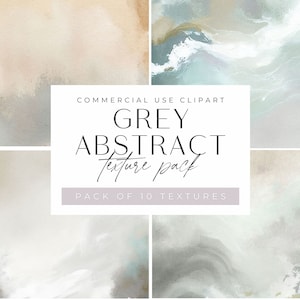Grijze abstracte textuur clipart, lichtgrijze en beige texturen voor achtergronden, jpeg, commercieel gebruik, aquarelvormen