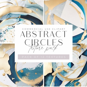 Círculos abstractos, imágenes prediseñadas en formato PNG, texturas de acuarela modernas en azul marino y dorado, jpeg, uso comercial, formas y fondos
