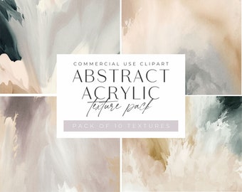 Abstract Acrylic Texture Clipart, Neutral Beige, Brown, Grey Minimalist Watercolor Backgrounds, Alcohol Ink, jpeg, commercial use