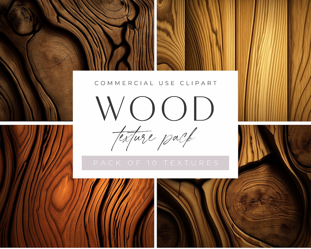 Wood Grain Texture Clipart, Dark Rustic Wood, Light Distressed