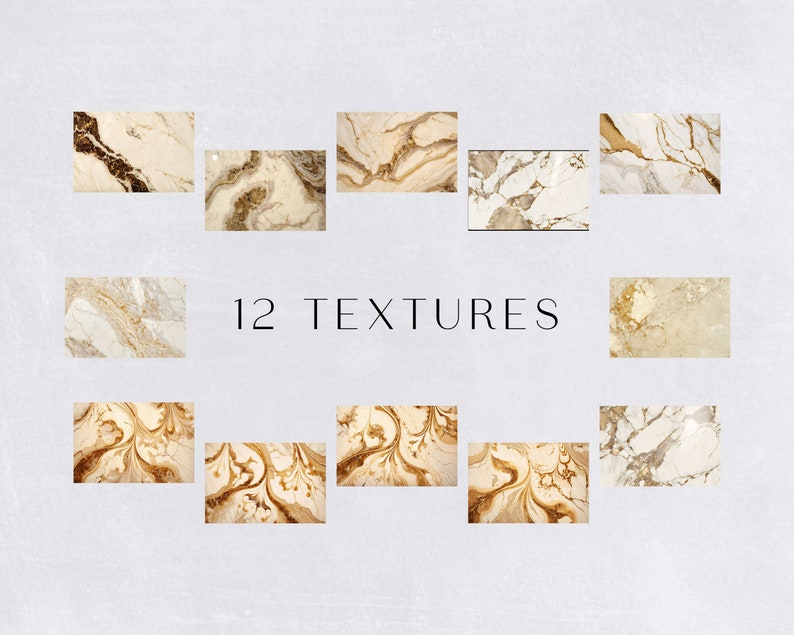 Imágenes prediseñadas de textura de mármol, neutro, marrón, beige y dorado, jpeg, fondos y patrones, ilustración colorida, uso comercial imagen 3