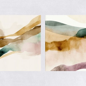 Watercolor texture, neutral colors for backgrounds, jpeg, commercial use, watercolor shapes, watercolour splashes image 6