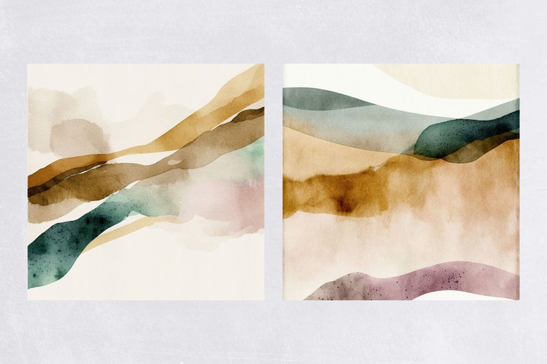 Watercolor texture, neutral colors for backgrounds, jpeg, commercial use, watercolor shapes, watercolour splashes image 6