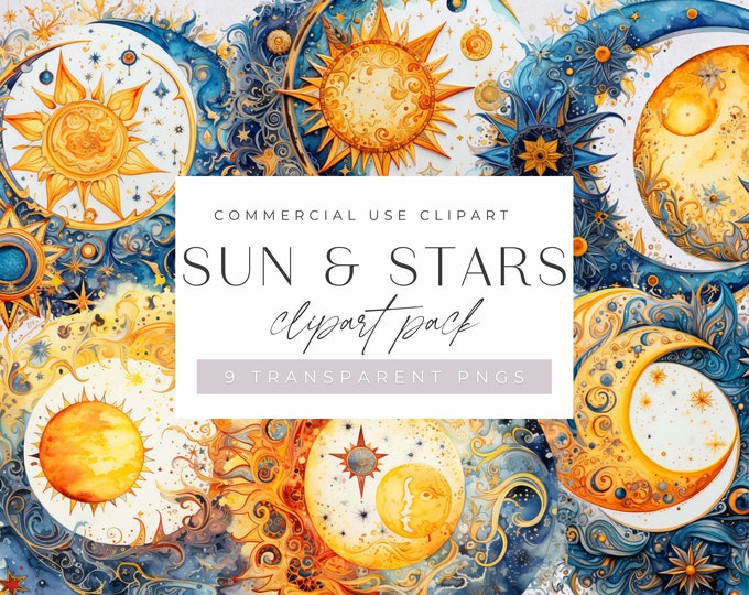 Star and Sparkles SVG, Celestial Svg Files for CRICUT, Astrology Stars ...