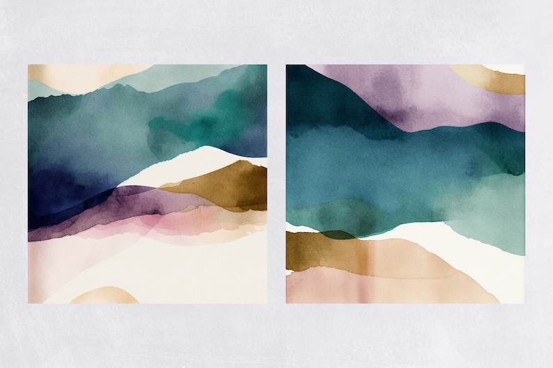 Watercolor texture, neutral colors for backgrounds, jpeg, commercial use, watercolor shapes, watercolour splashes image 4