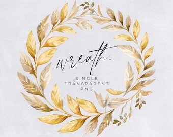 Imágenes prediseñadas de corona de otoño, IMAGEN ÚNICA, coronas de acuarela de otoño, media corona, imágenes prediseñadas de invitación de boda, hojas rústicas, png transparente