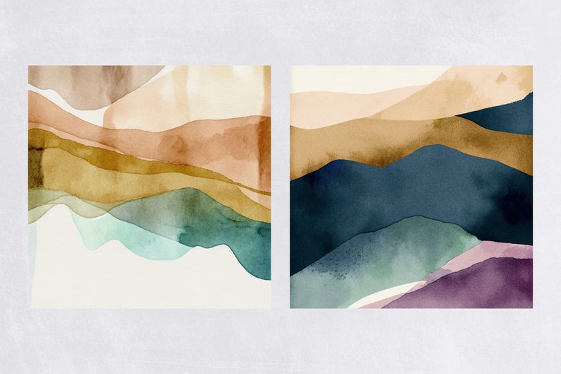 Watercolor texture, neutral colors for backgrounds, jpeg, commercial use, watercolor shapes, watercolour splashes image 3