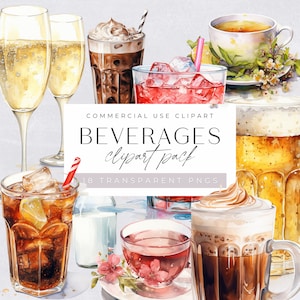 Getränke Clipart, alkoholfreie Getränke, nicht alkoholische Getränke Clipart, Obsttees Grafiken, Bier png, Glas Wein, Soda Illustration, Milchflasche