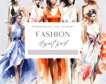 Fall Fashion Women Clipart, Model Clip Art, Girl Planner Graphics, Boss Lady, Luxury Figures, Elegant Women illustration, Commericlal Use,