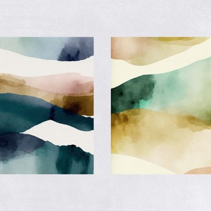Watercolor texture, neutral colors for backgrounds, jpeg, commercial use, watercolor shapes, watercolour splashes image 5
