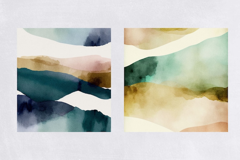 Watercolor texture, neutral colors for backgrounds, jpeg, commercial use, watercolor shapes, watercolour splashes image 5