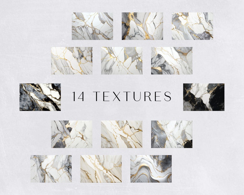 Marble Texture Clipart, Gray, Black and Gold, jpeg clip art, Backgrounds & Patterns, colorful illustration, Commercial Use image 3