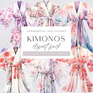 Japanese Elements png, Floral Kimonos Clipart, Traditional Streetwear Graphics, Japan Fashion Illustrations, Geisha girls, Commercial Use