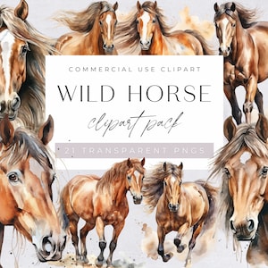 Cowgirl Horse Clipart, Horse Riding, Rider, Wild Western Cowboy Clip Art, Farm Animals, Brown Horses, Instant Download, Transparent PNGs,