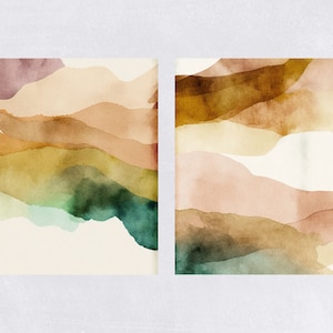 Watercolor texture, neutral colors for backgrounds, jpeg, commercial use, watercolor shapes, watercolour splashes image 7