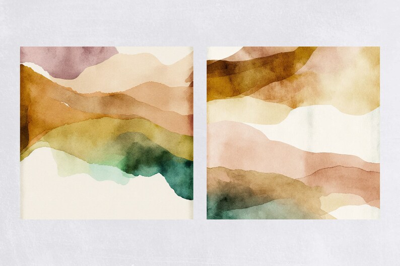 Watercolor texture, neutral colors for backgrounds, jpeg, commercial use, watercolor shapes, watercolour splashes image 7
