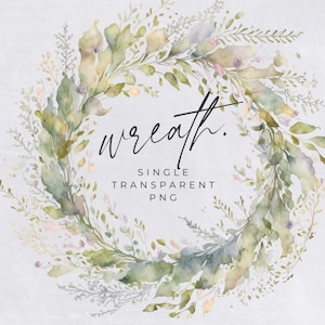 Autumn Wreath Clipart, SINGLE IMAGE, Fall Watercolor Wreaths, Half Wreath, Wedding Invitation Clip Art, Rustic Leaves, transparent png