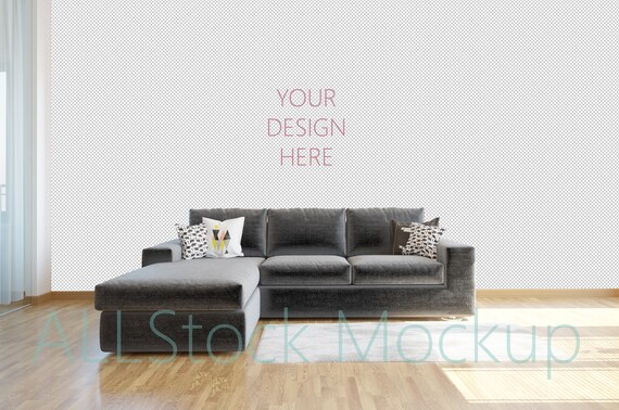 Empty Wall Mockup Styled Stock Photography Scandinavian Interior