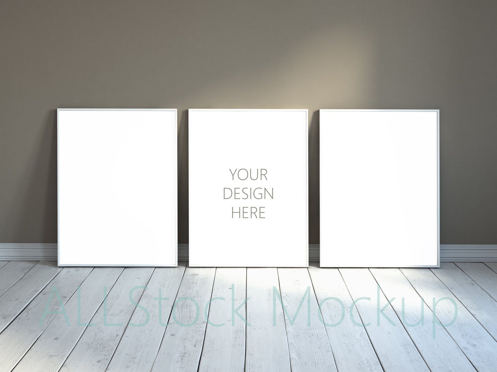Digital Set of 3 Frames Mock Up Multiple Frame Mockup A4 A3 Etsy