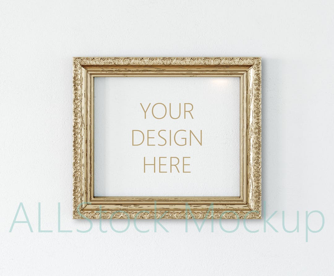 Golden Frame,gold Mockup,frame Mockup,styled Mockup,stock Shoto,golden