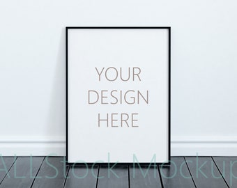 Black Frame Mockup, NFT Frame Mockup A4, NFT Mockup Frame, NFT Poster Mockup, Digital Frame Mock Up, Mockup Frame A4, Us letter size frame