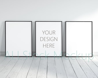 A4 Frame Mockup, Poster Mockup, A4 Digital Frame, Black Frame Mockup, Stock Photos, Psd Mockup, Thin Black Frame Mock Up