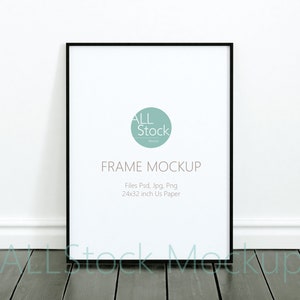 minimalist black frame mockup, Styled Poster Frame Mockup, A4,A3,A2 vertical Black Frame mock up , Minimalist Poster Frame Mockup ,Frame