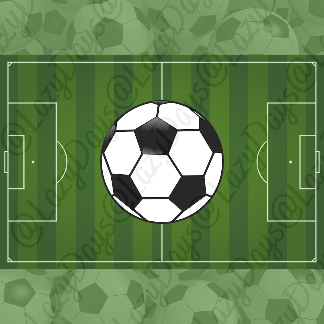 Soccer Digital Paper, Soccer Scrapbook Paper, Sports Theme Digital ...