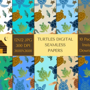 Papel digital de tortugas, papel digital de tortugas marinas, papel digital tema de tortugas, papel digital de tema oceánico, papel digital del océano de tortugas marinas