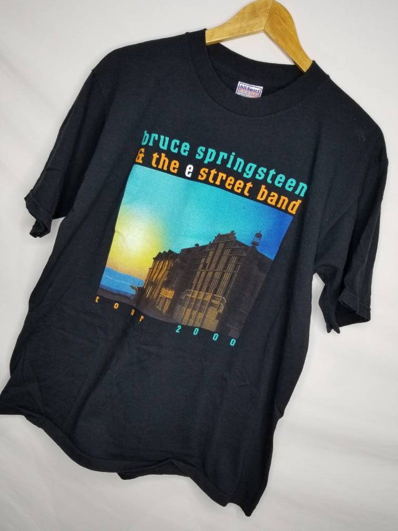Bruce Springsteen The E Street Band 2000 Tour Tshirt Short Sleeve Size Large Men