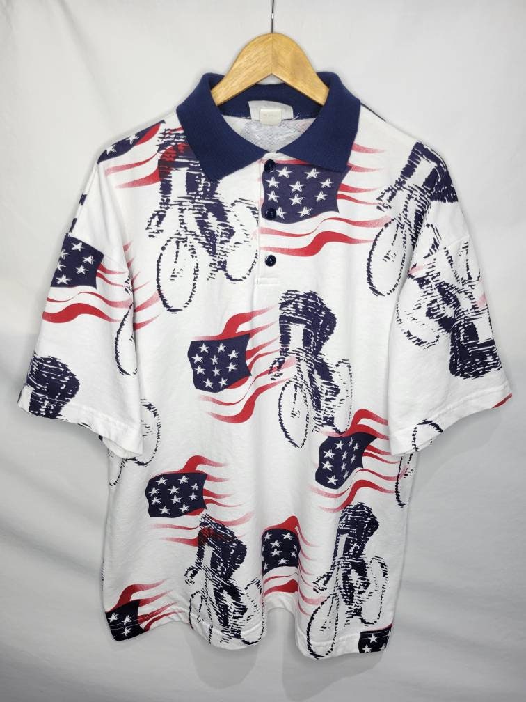 GodoPrint Vintage Classic Track Bicycle Art Polo Shirt, Men's Cycling  Shirt, 3D Bike Shirt, Cyclist T-Shirt Gift - Godoprint