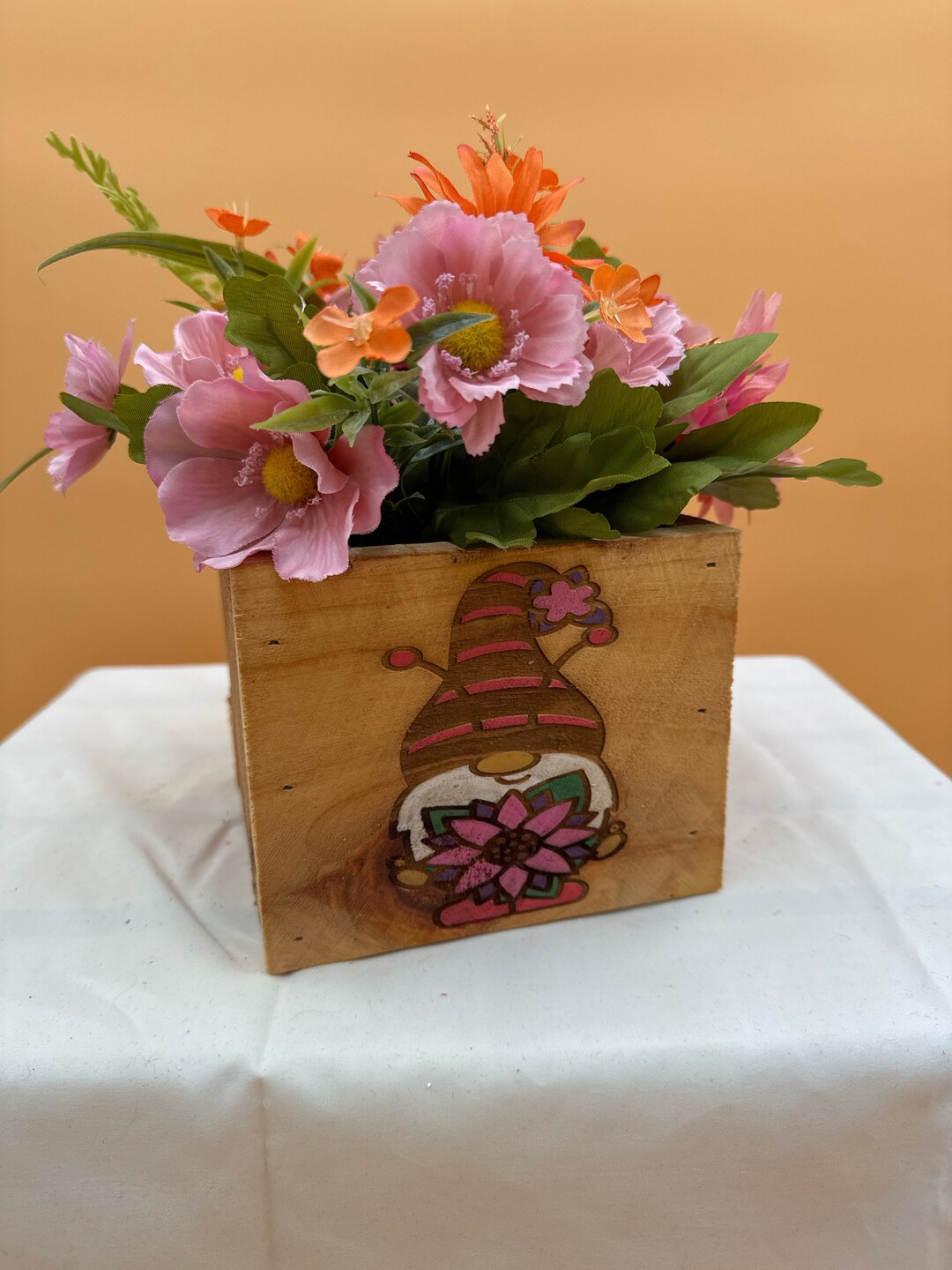 Small Cedar Tabletop Flower Box - Etsy