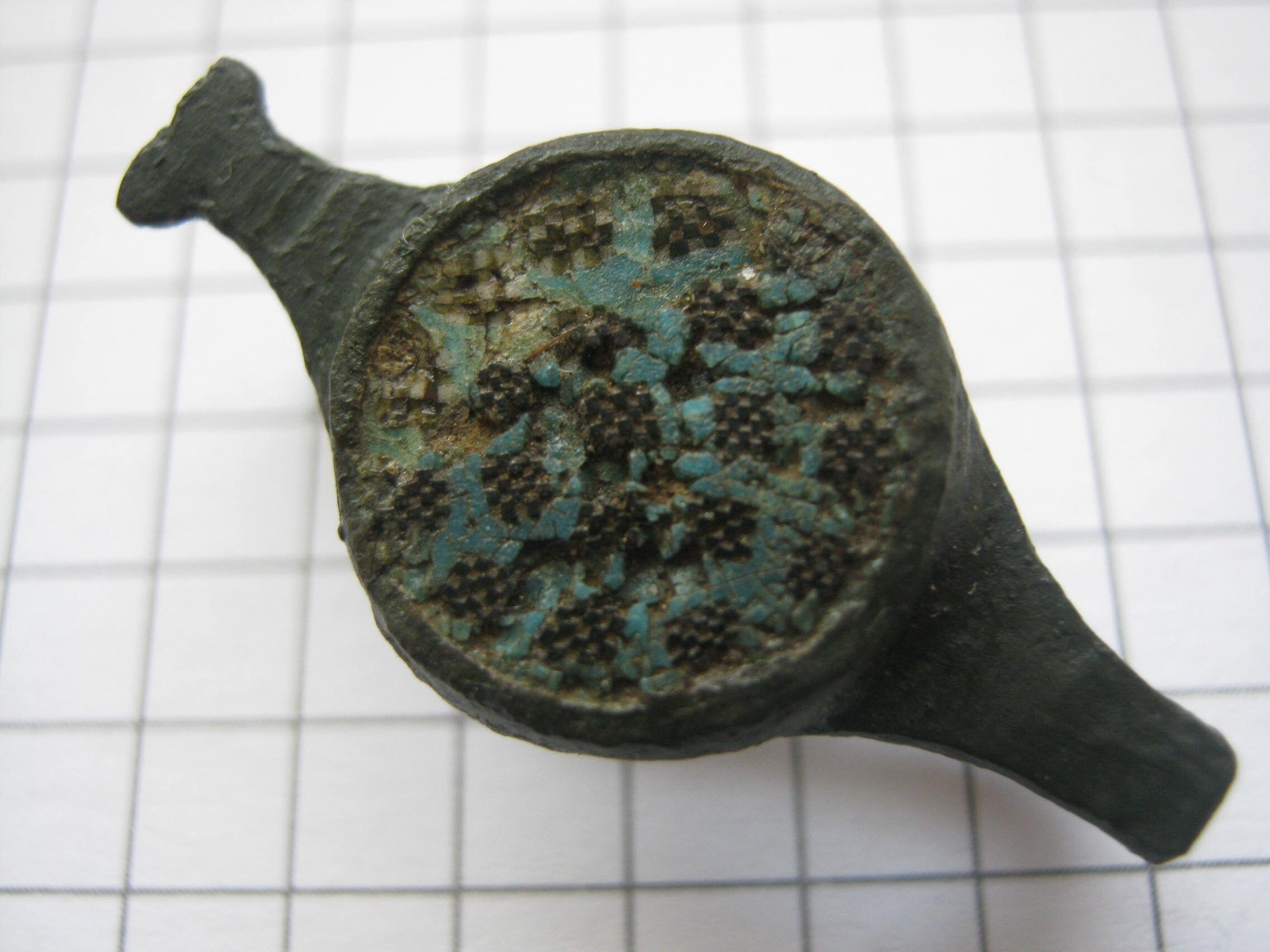 Beautiful ancient Roman brooch with enamels 24 century Etsy