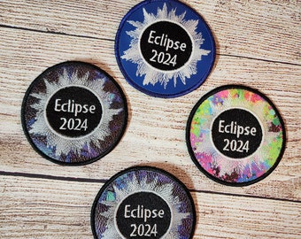 Eclipse SEW ON Vinyl Patches- Glow in the Dark *Last round*