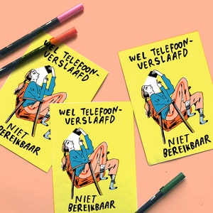 Wel telefoonverslaafd niet bereikbaar A5 kaart