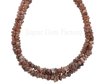 Champagne Diamond Raw Beads: Dark Brown Uncut Diamond Nuggets (2.5-4mm)