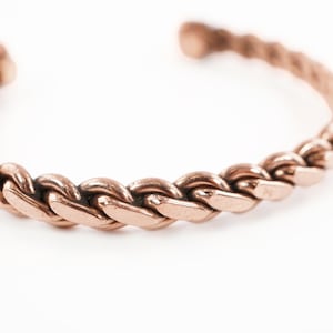 Antique Copper Bracelet Adjustable Cuff Bangle Viking Jewelry Gifts, Real Copper Healing Bracelet, Western Jewelry, Gift for Cowboy/ Cowgirl
