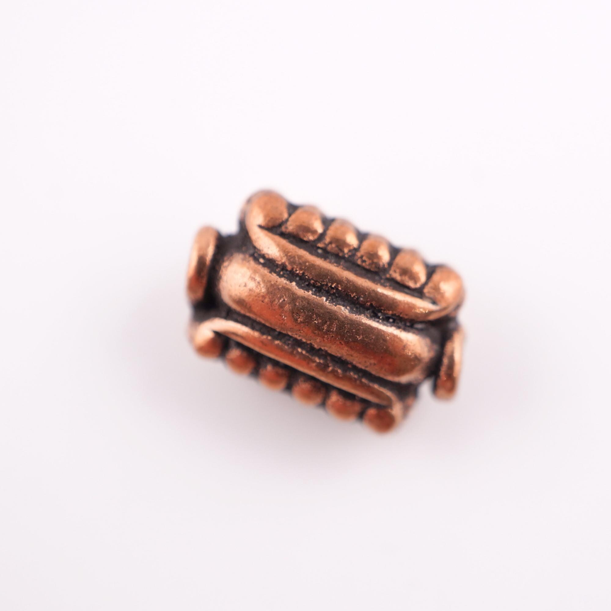 Copper Rectangular Spacer Antique Copper Rectangle Spacer Beads: Boho Jewelry Supplies (20 PCS ...