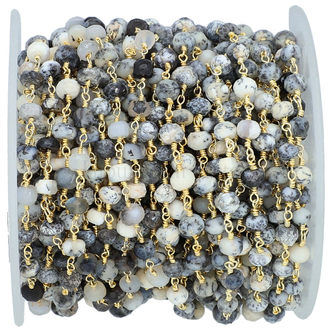 Bracelet En Argent 925 Avec Perles D'opale Noire Naturelle – 7.8 Pouces, Réglable
