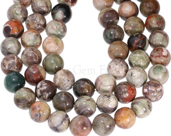 8mm Opalite Jasper Smooth Round Beads 15&quot; Strand  AA Quality Opalite Jasper Gemstone Beads