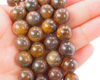 Natural Gemstone Pietersite 8mm  Smooth Round Beads , 15&quot; Strand , AAA Quality Pietersite Gemstone.