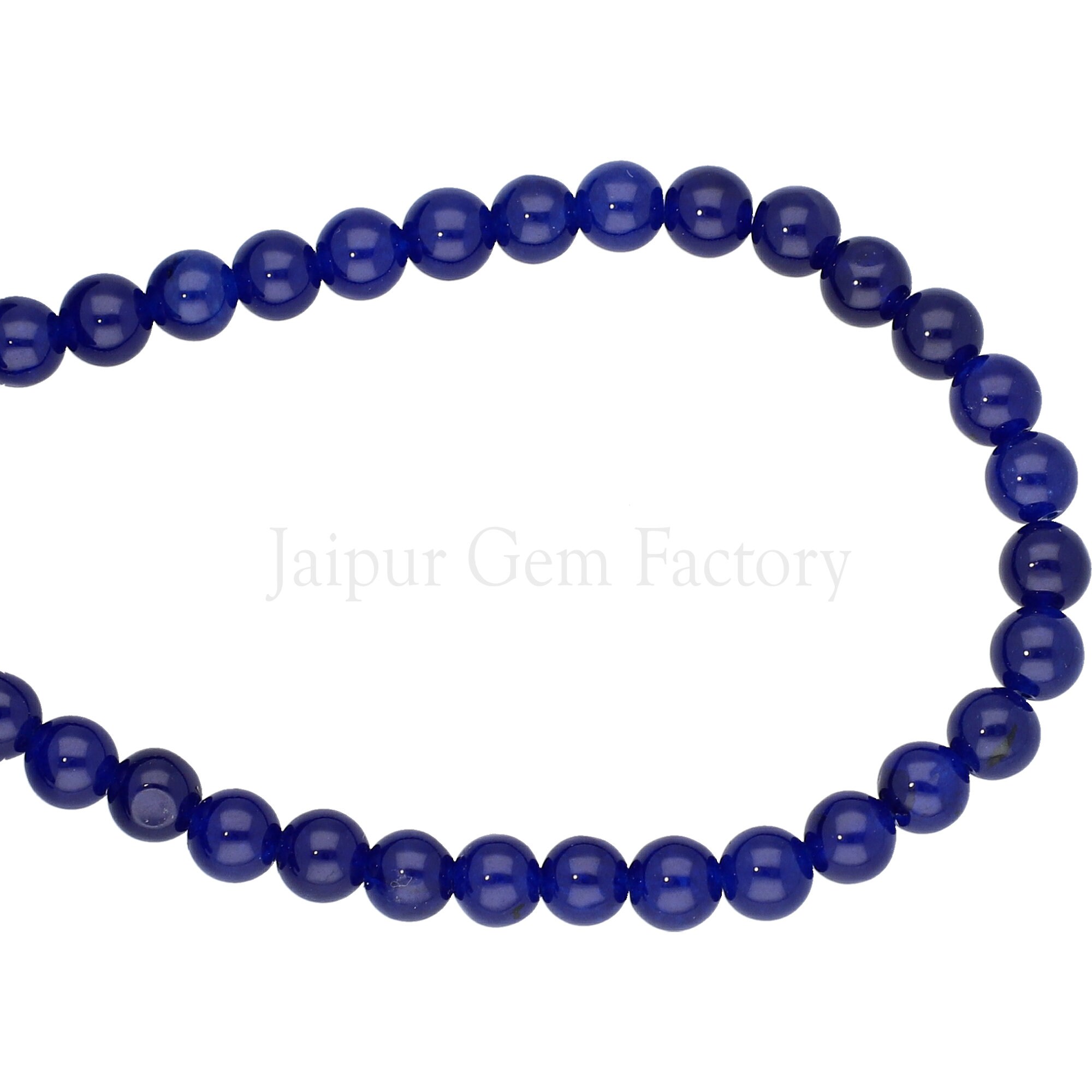 Dark Blue Quartzite Round Beads 6 6.5mm Smooth Gemstone Etsy