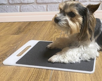 Double-Sided Nail Grinding Board for Dogs | Dog Nail Scratchpad Size 10.7x7.4 inches (27cm x 19cm) | Dog Nail Sanding Block