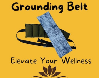 Back Pain Relief Belt | Shungite Belt | Biowarming Bandage | Massage Belt | Back Support |  Stress relief | Pelvic pain | Back Brace