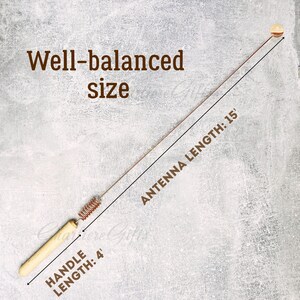 Copper Dowsing Rod Bobber with Onyx Crystal image 5