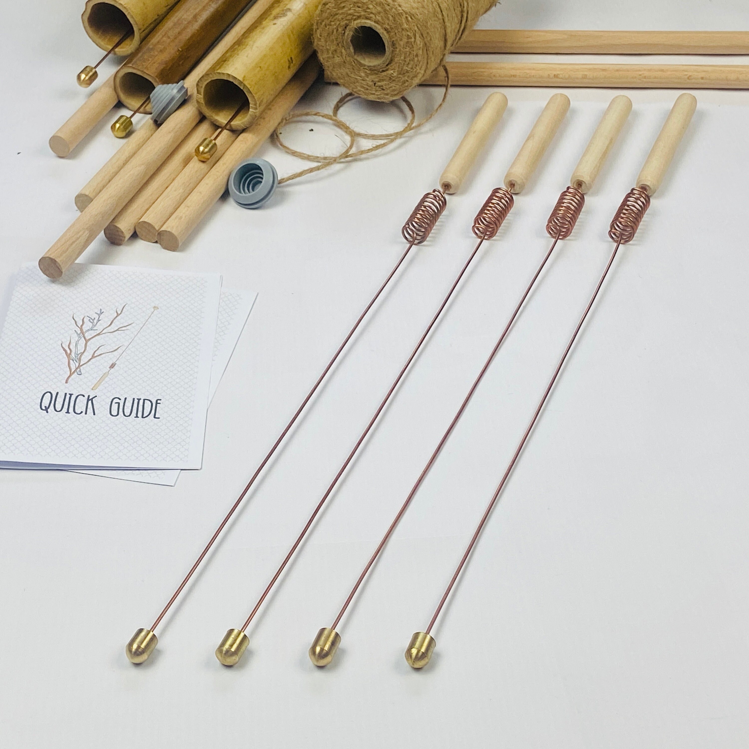 Onehanded Copper Dowsing Rod Bobber With Brass Tip Etsy